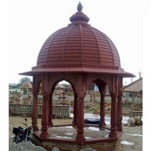 Royal Style Red Sandstone Gazebo